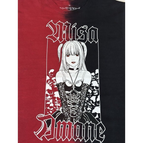 Ripple Junction Death Note Miss Amane Split Portrait Red Black Tee Size M - Picture 5 of 12
